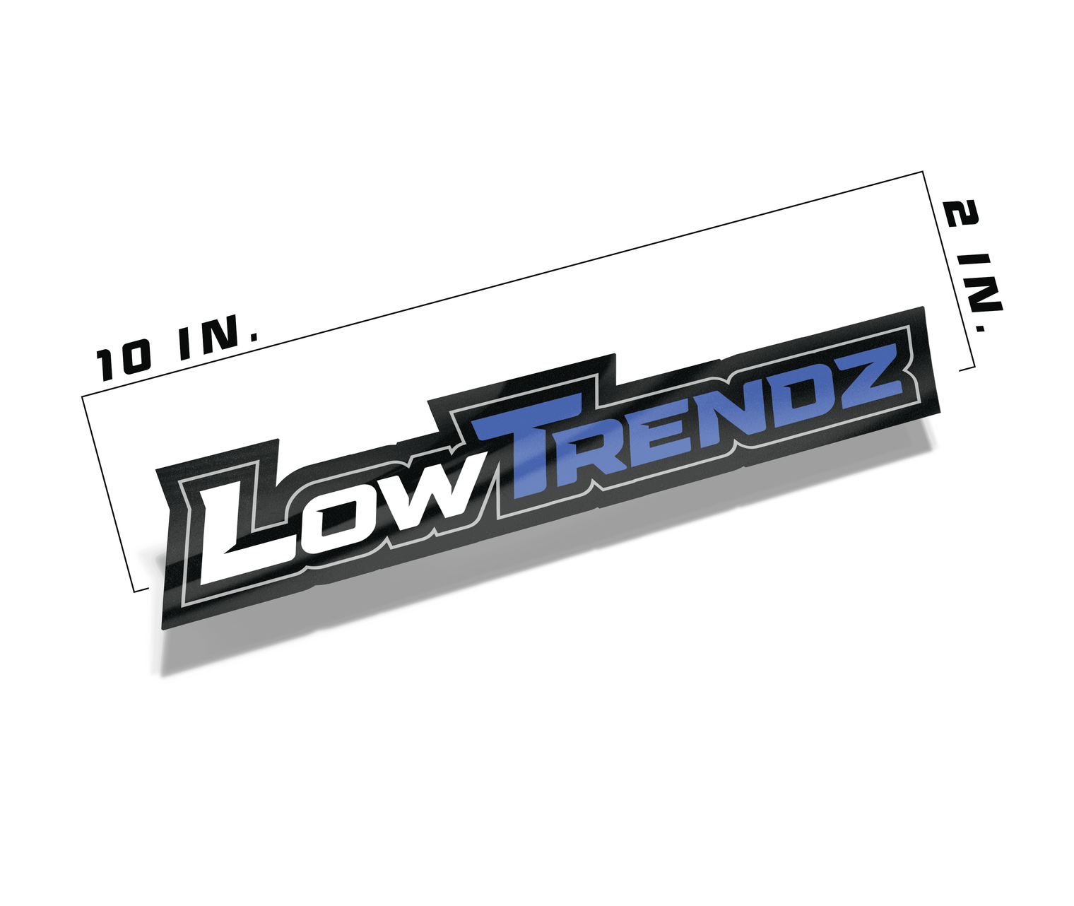 Low Trendz Decal - Blue