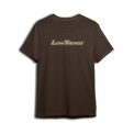 LT Nation tee in brown, front print