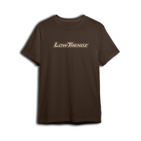 LT Nation tee in brown, front print
