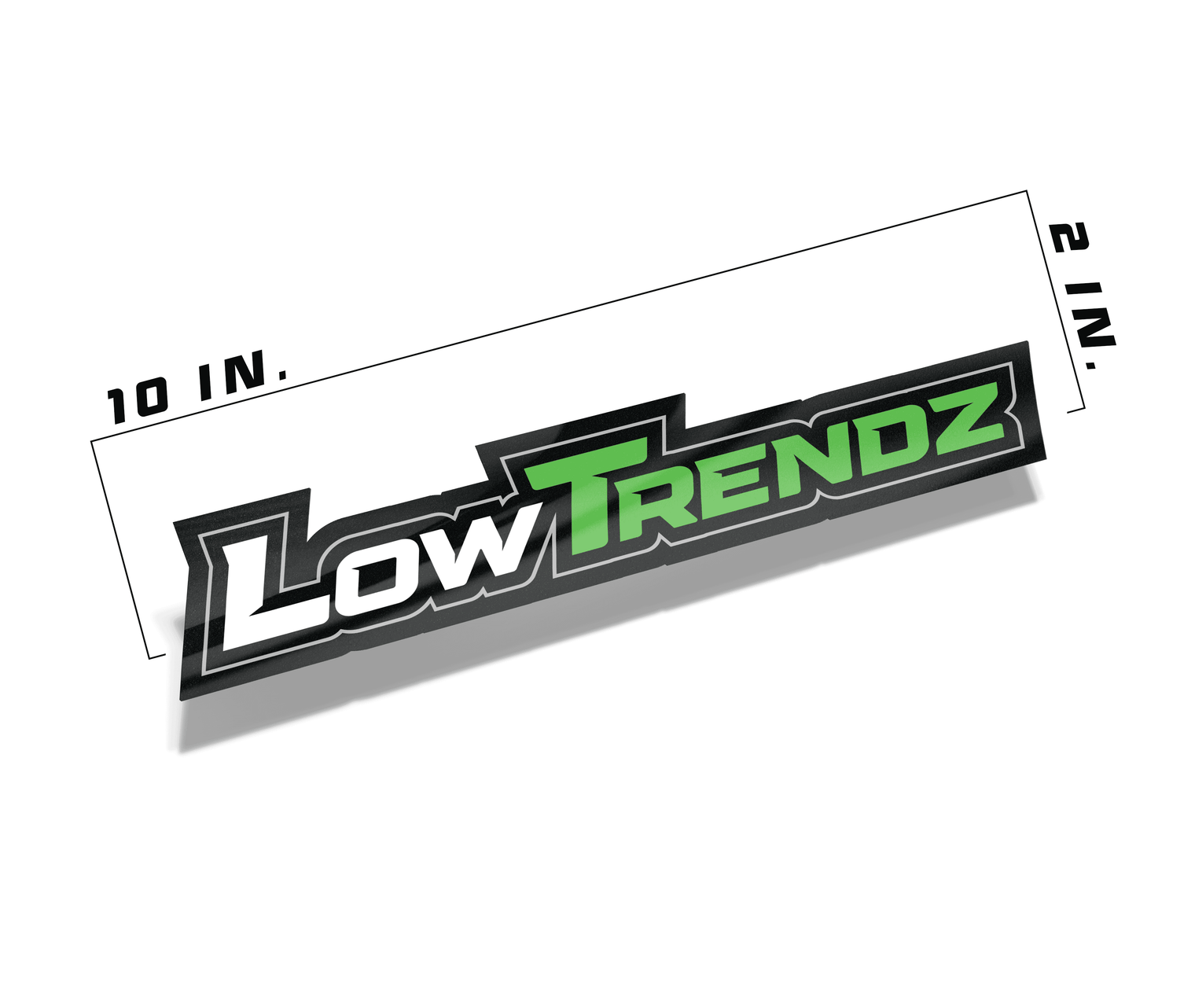 Low Trendz Decal - Green