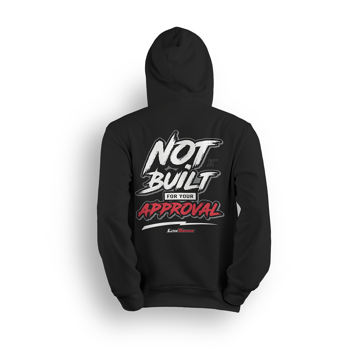 Hoodie featuring the bold “Not Built for Your Approval” statement, made for builders and dreamers who pour passion into custom trucks. A tribute to personal vision and style over trends, this hoodie speaks to those who build for themselves.