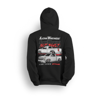 Hoodie featuring a slammed Silverado with razor-sharp detail, clean stance, and bold wheels. The Not Built For Your Approval hoodie delivers unapologetic style and street attitude for those who build to dominate, not to please.