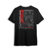 T-shirt featuring a slammed OBS 454 SS Chevy shortbed with red interior, deep lip wheels, and aggressive stance. Close-up front end views and bold styling make the 454 SS Legacy t-shirt a tribute to a true street classic.