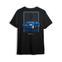 T-shirt featuring a slammed blue RAM truck with bold graphics and the signature Low Trendz styling. The Blue Heat Ram t-shirt is built for street-driven truck fans who bring heat and roll different.