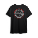 T-shirt featuring a slammed black squarebody Chevy C10 with polished wheels and a clean low stance, finished with a circular Squarebody Takeover stamp and LT branding. This t-shirt honors timeless style and true C10 scene royalty.