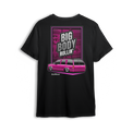 T-shirt featuring Mike Batty’s custom four-door Tahoe known as the Retro Hoe, bagged and bodied on polished 22-inch billets. With bold graphics and StreetTrucks Magazine feature energy, the Big Body Rollin’ t-shirt celebrates full-size style and low street presence.