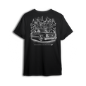 Living Airless tee back print - slammed squarebody with STATIC lettering