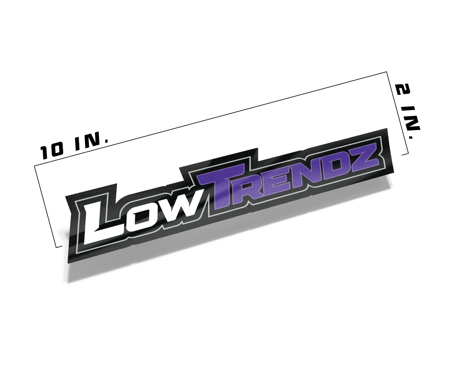 Low Trendz Decal - Purple