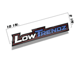 Low Trendz Decal - Red/Blue