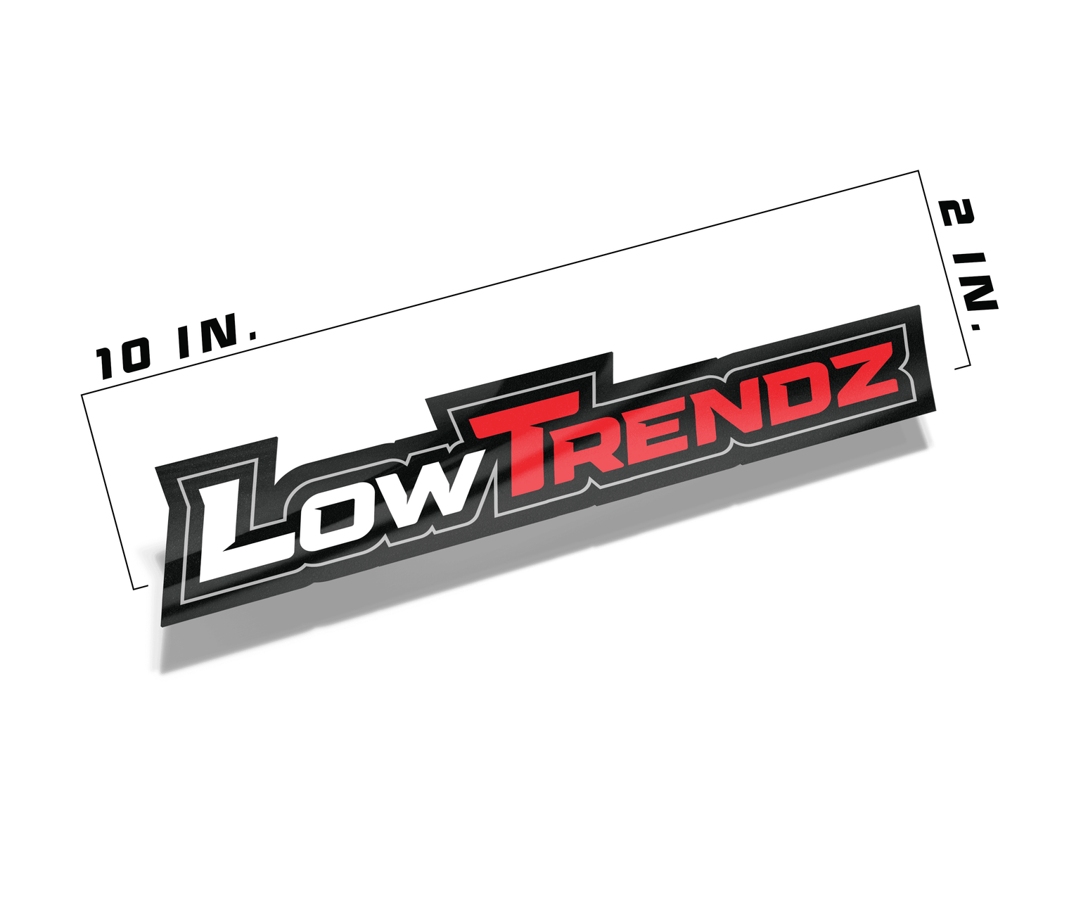 Low Trendz Decal - Red