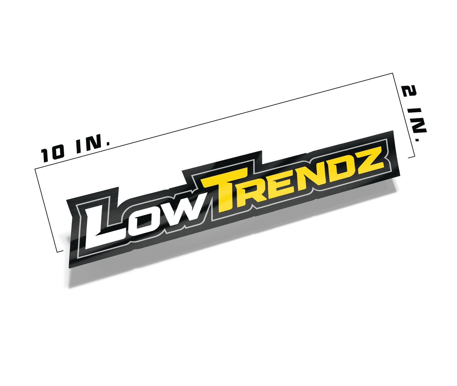 Low Trendz Decal - Yellow