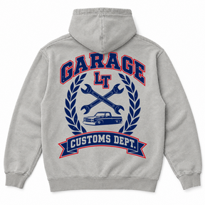 Garage Customs Hoodie (front)